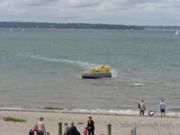 On final approach to the beach